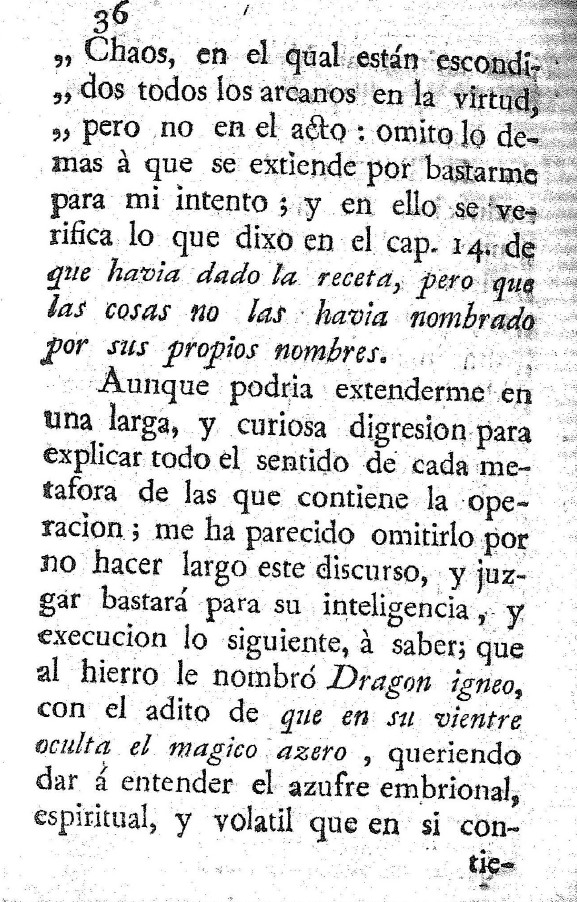 Página facsimilar sobre el mercurio de los filósofos y Francisco Bruno Sebastián, imagen 1